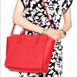 Kate Spade Cedar Street Hayden Red Handbag